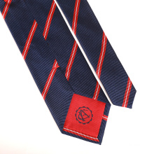 Mens Jacquard Woven Embroidered Custom Silk Ties with Logo